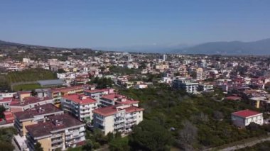 Vezüv Dağı ve Napoli 'nin Panoraması