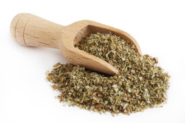 Kurutulmuş mercanköşk yaprakları