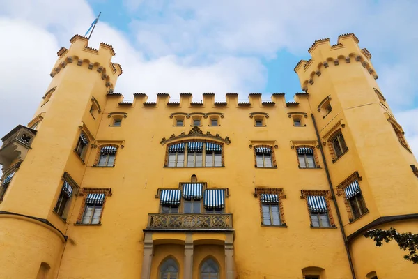 Ayrıntı Hohenschwangau Kale Schloss Bavyera Almanya — Stok fotoğraf