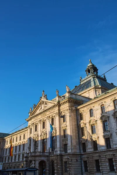Παλάτι Της Δικαιοσύνης Justizpalast Στο Μόναχο Βαυαρία Γερμανία Χώρο Αντίγραφο — Φωτογραφία Αρχείου
