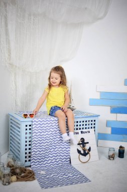 Studio - deniz, okyanus küçük kız