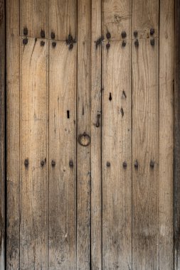 Eski ahşap kapı detay