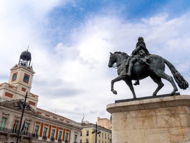 Madrid 'de Puerta del Sol Meydanı