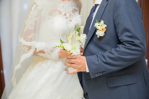 La danza de la novia y el novio — Foto de Stock