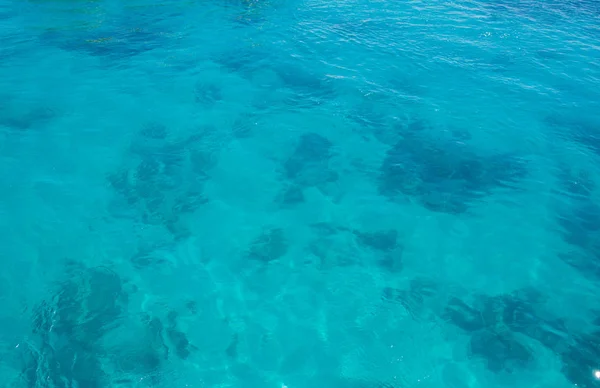 Vista Água Mar Azul Vívida — Fotografia de Stock