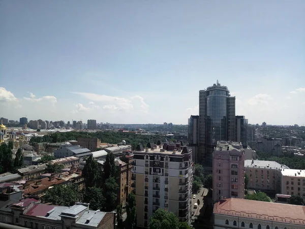 Вид Город Высокого Этажа — стоковое фото