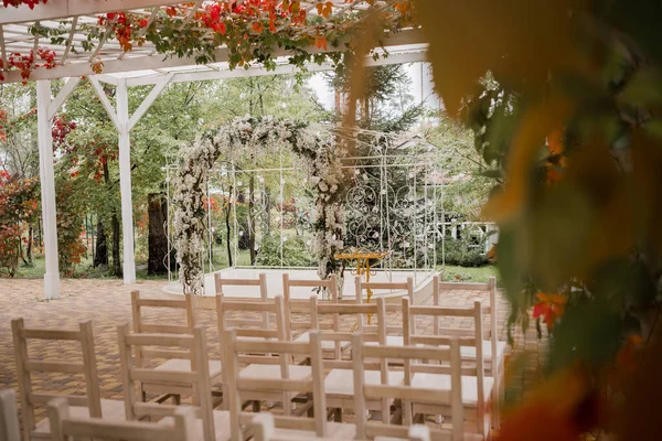 Arch Wedding Ceremony — Stock Photo, Image