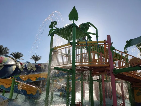 Gran Parque Acuático Para Niños Hotel — Foto de Stock