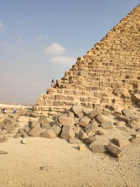 Piramidi Egiziane Giza — Foto Stock