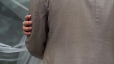 Gelin ve damat bir düğünde