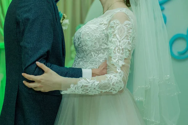 Жених Невеста Вместе — стоковое фото