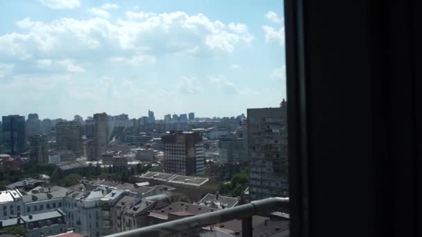 キエフの街の高さからの眺め — ストック動画