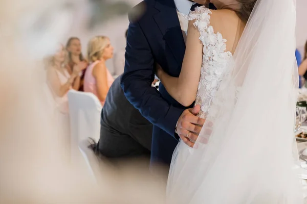 Невеста Жених Вместе Свадьбе — стоковое фото