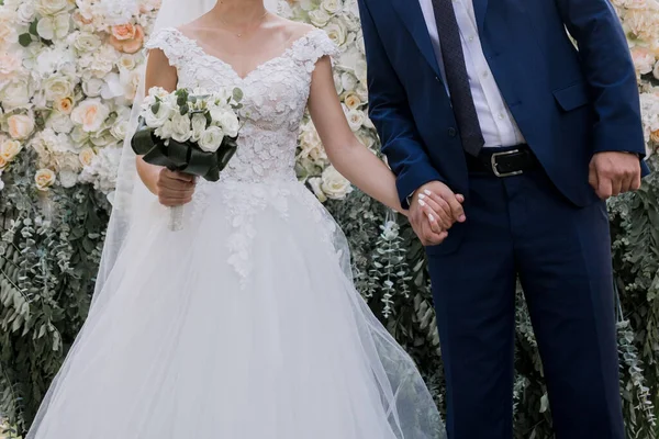 Novia Novio Una Ceremonia Boda — Foto de Stock