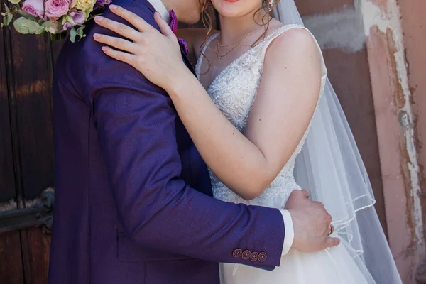 Gelin Damat Şehir — Stok fotoğraf