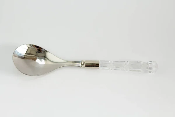 Large Spoon Glass Handle — Stock Photo, Image