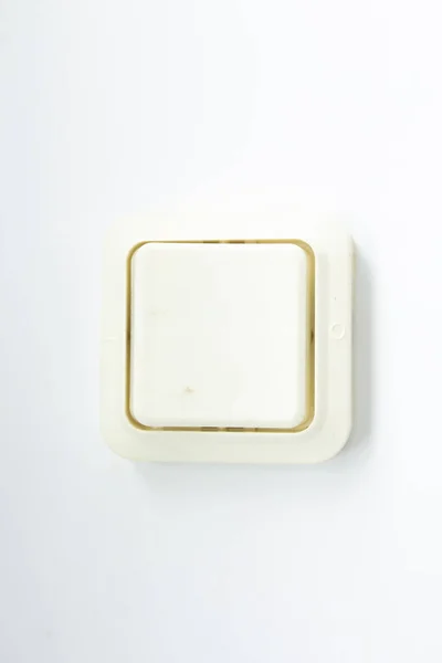 Винтажный Выключатель Белом Фоне — стоковое фото