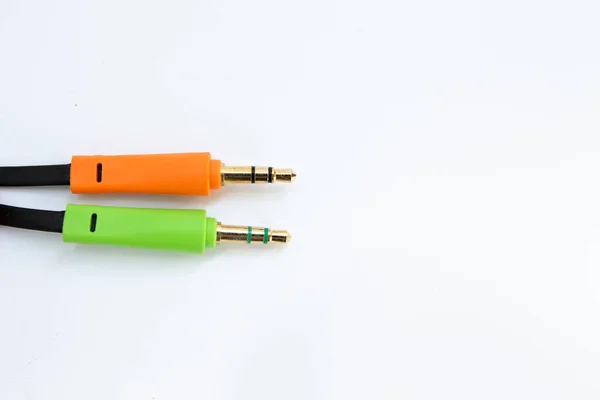 Sound Cable White Background — Stock Photo, Image