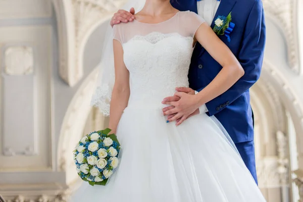 Bride Groom Together Building — Stock Photo, Image