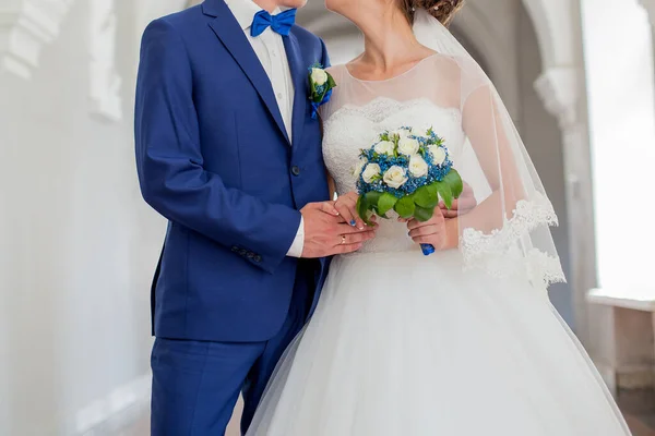 Braut Und Bräutigam Gemeinsam Bau — Stockfoto