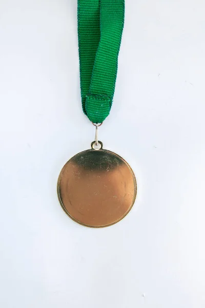 Band Medalj Vit Bakgrund — Stockfoto