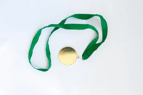 Band Medalj Vit Bakgrund — Stockfoto