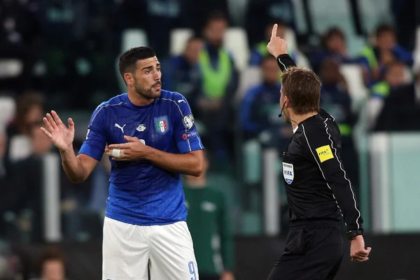 Europese kwalificatie World Cup 2018 Italië vs Spanje — Stockfoto