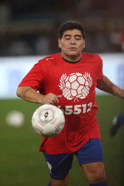 Diego Maradona in azione — Foto Stock