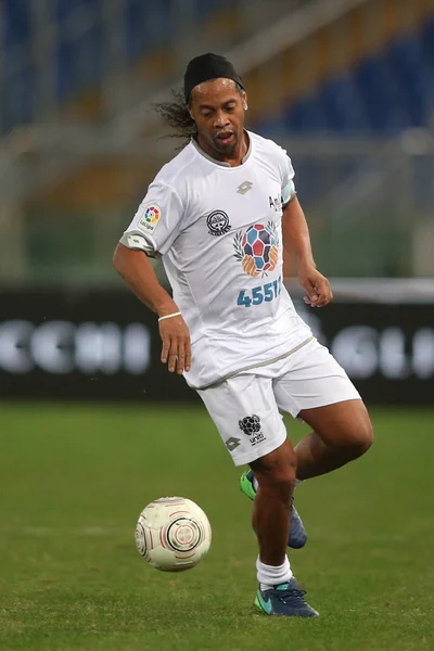 Ronaldinho Gaucho in azione — Foto Stock