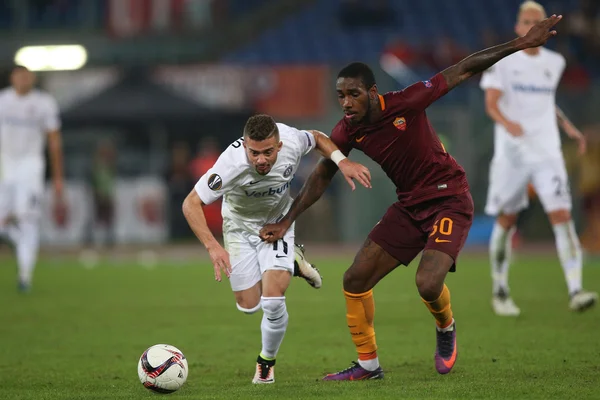 Euro Uefa League: a.s. Roma vs Áustria Viena — Fotografia de Stock