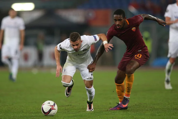 Euro Uefa League: a.s. Roma vs Austria Wien — Stockfoto