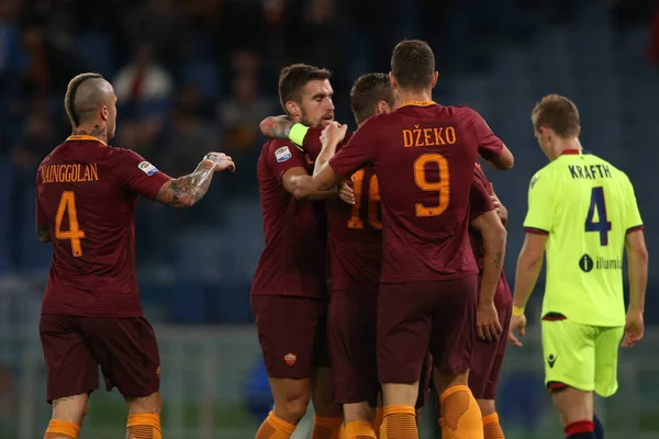 2016-Serie A-voetbal Roma v Bologna 6 Nov — Stockfoto