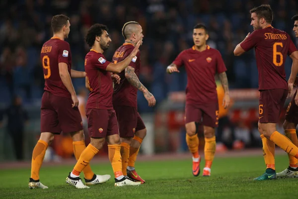 2016 Serie A fotboll Roma v Bologna den 6: e Nov — Stockfoto