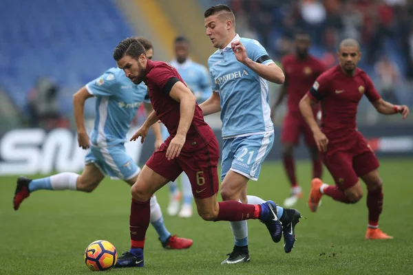 2016 Serie A Football Lazio v Roma Dic 04th — Stockfoto