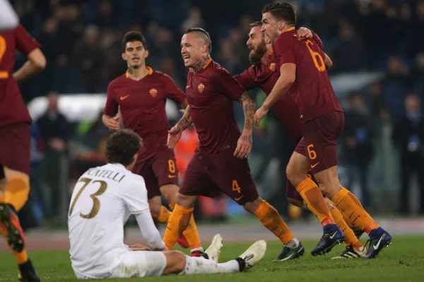 2016 Serie A Fotboll Roma vs Milano — Stockfoto