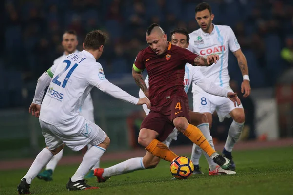 2016 Serie A fotboll Roma vs Chievo Dic 22 — Stockfoto