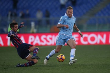 Seria A Ligi karşılaşması SS Lazio Crotone 'a karşı