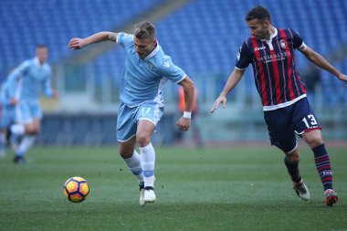 Seria A Ligi karşılaşması SS Lazio Crotone 'a karşı