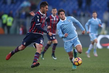 Seria A Ligi karşılaşması SS Lazio Crotone 'a karşı