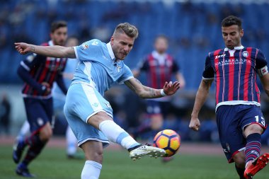 Seria A Ligi karşılaşması SS Lazio Crotone 'a karşı