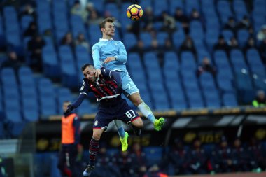 Seria A Ligi karşılaşması SS Lazio Crotone 'a karşı