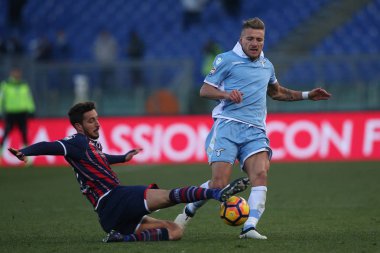 Seria A Ligi karşılaşması SS Lazio Crotone 'a karşı