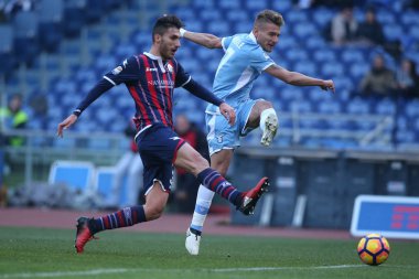 Seria A Ligi karşılaşması SS Lazio Crotone 'a karşı