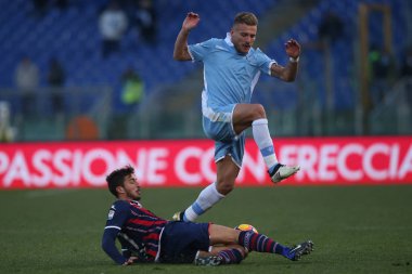 Seria A Ligi karşılaşması SS Lazio Crotone 'a karşı