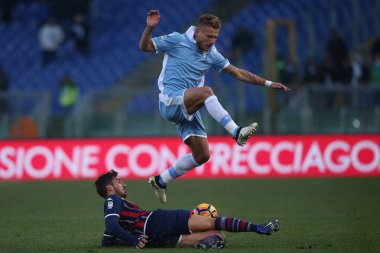 Seria A Ligi karşılaşması SS Lazio Crotone 'a karşı