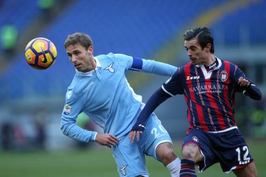 Seria A Ligi karşılaşması SS Lazio Crotone 'a karşı 