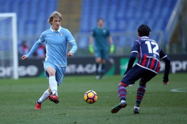 Seria A Ligi karşılaşması SS Lazio Crotone 'a karşı