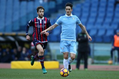 Seria A Ligi karşılaşması SS Lazio Crotone 'a karşı
