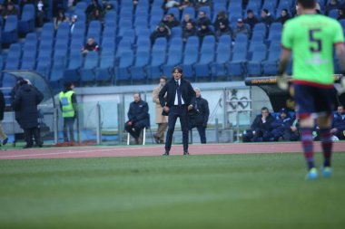 Seria A Ligi karşılaşması SS Lazio Crotone 'a karşı