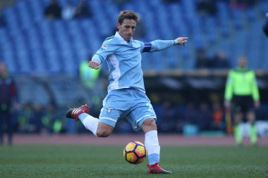 Seria A Ligi karşılaşması SS Lazio Crotone 'a karşı
